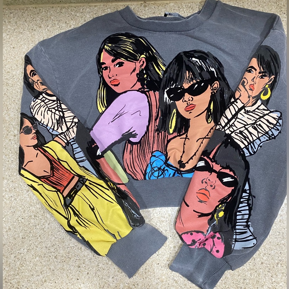 Zara Cropped Sweatshirt